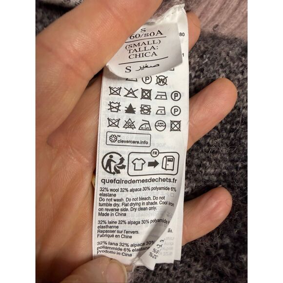 Allsaints Irma Houndstooth Cardigan Pink Small - Picture 16 of 16